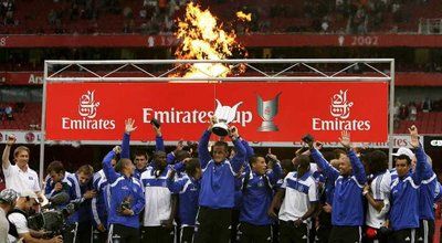 مراسم تتويـج هامبـورغ بطلا لـبطولة كأس الإمـارات 2008