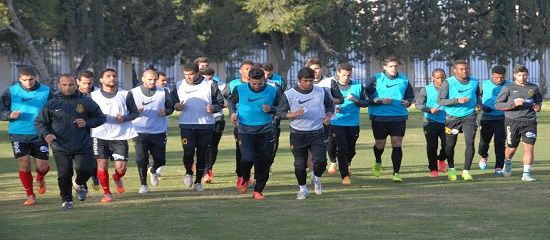 جانب من تدريبات الترجي