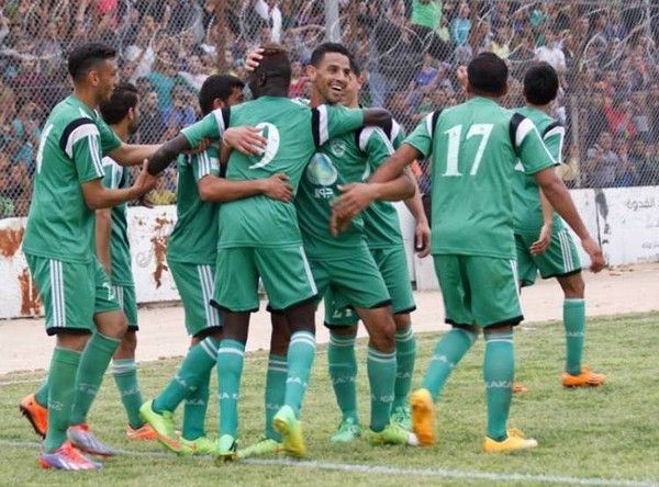 فرحة لاعبي الشجاعية