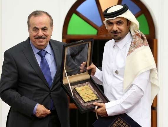 محمد جميل عبد القادر رئيس الاتحاد العربي للصحافة الرياضية