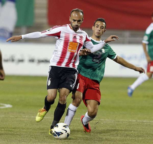 من لقاء الوحدات وشباب الأردن 