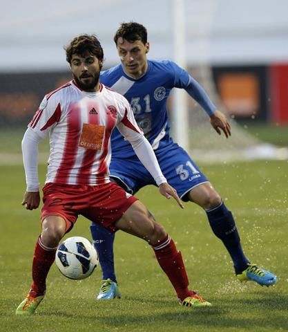 من لقاء الرمثا وشباب الأردن اليوم 