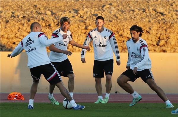 صورة ارشيفية لتدريبات الرريال 