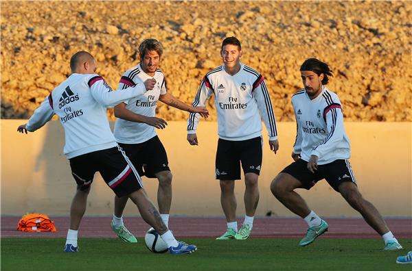 صورة ارشيفية لتدريبات الرريال