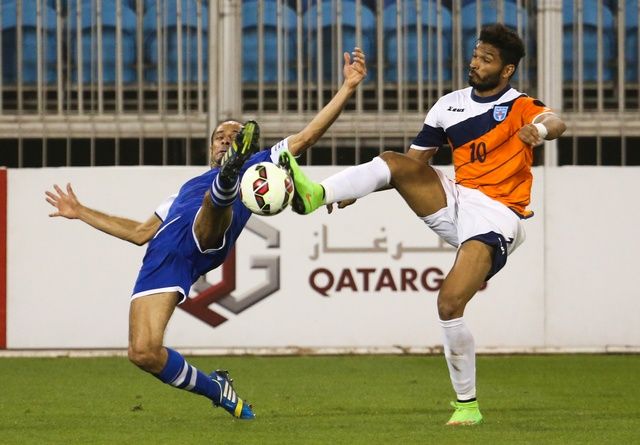 لقطة من مباريات كاظمة في البطولة