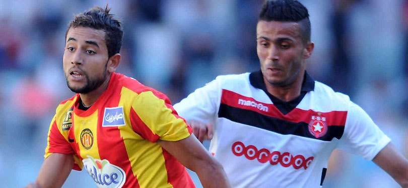 صورة من مباراة الذهاب بين الترجي الرياضي والنجم الساحلي