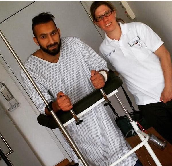 القلاف بدأ في الحركة بعد عملية الرباط الصليبي