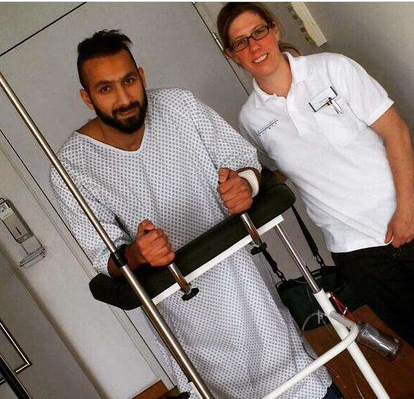 القلاف بدأ في الحركة بعد عملية الرباط الصليبي