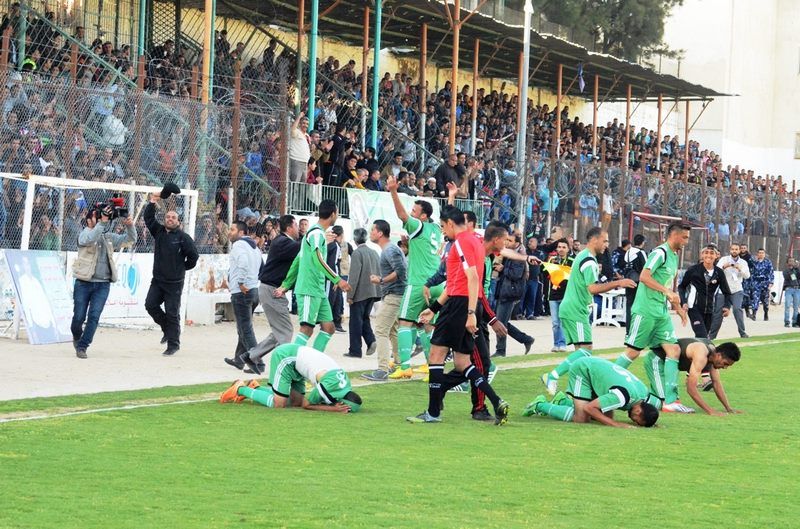 فرحة الشجاعية بهدف الفوز