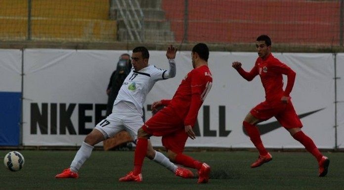 من لقاء الذهاب بين الجزيرة ووادي النيص بفلسطين 