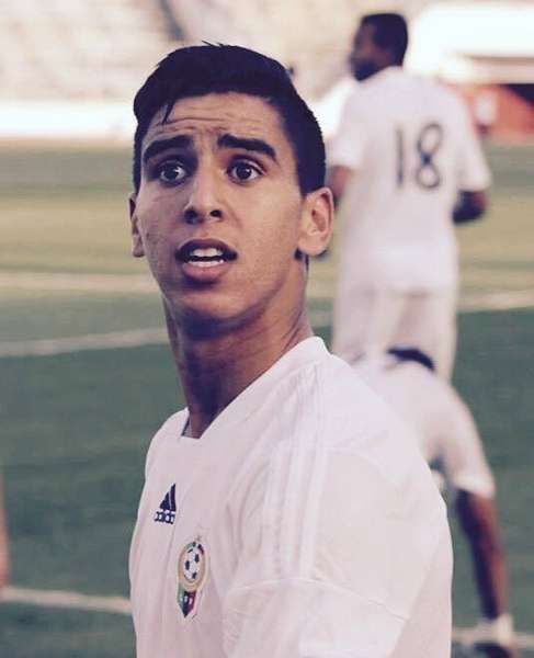 مؤيد اللافي لاعب أهلي طرابلس ومنتخب شباب ليبيا 