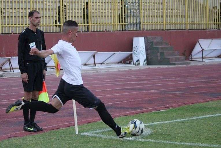 مالك البرغوثي سجل هدف التعادل للمنشية 