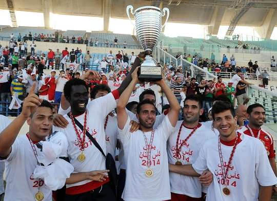 فريق السلام متوجاً بالنسخة الماضية من كأس لبنان