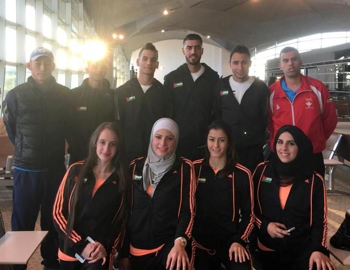 وفد منتخب الأردن للتايكواندو 