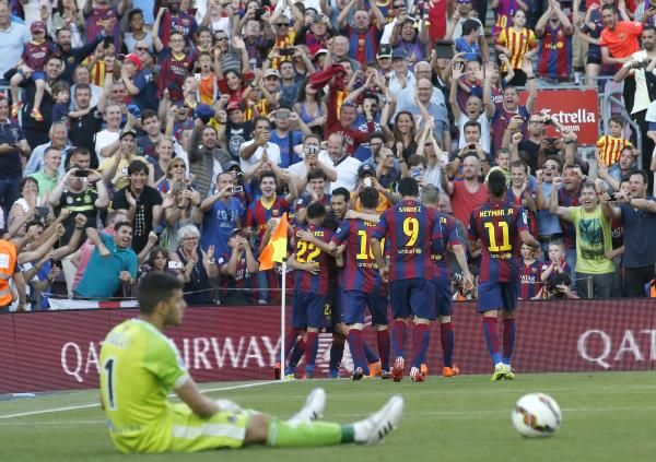 برشلونة على بعد خطوة من التتويج بلقب الليجا