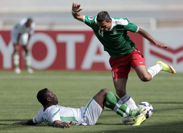 من مباراة الوحدات والنهضة