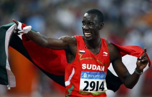 العداء السوداني إسماعيل أحمد إسماعيل 