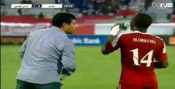 في احدي مشاركاته بالدوري  التونسي 