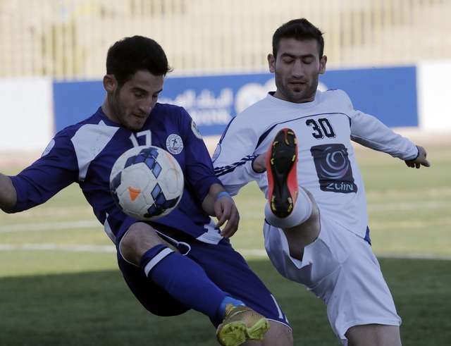 من لقاء سابق بين الرمثا وذات راس