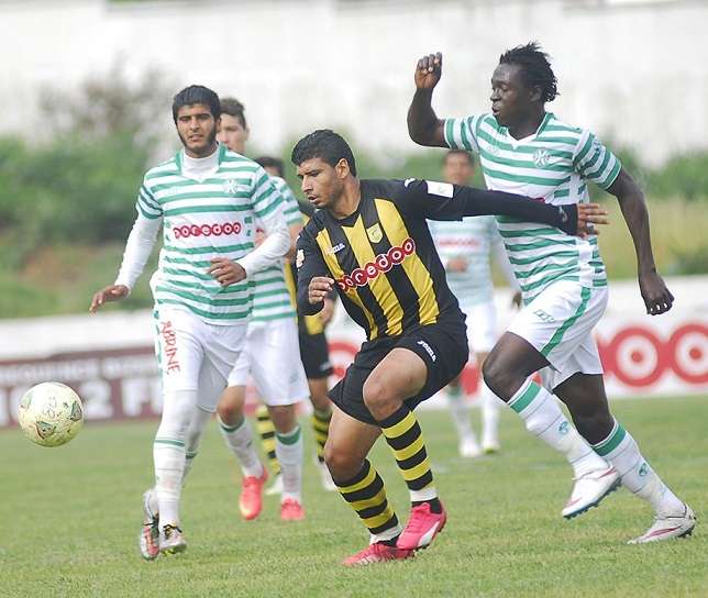 جانب مباراة النادي البنزرتي وشبيبة القيروان 