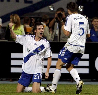 لاعب دينامو كييف ميليفسكي سعيد بتسجيله في مرمى سبارتاك موسكو