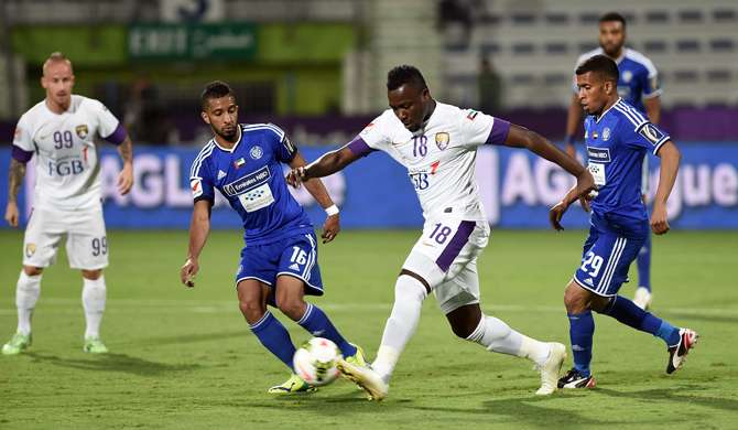 جانب من لقاء سابق بين العين والنصر