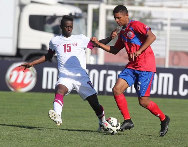 من مباراة قطر وكوستاريكا