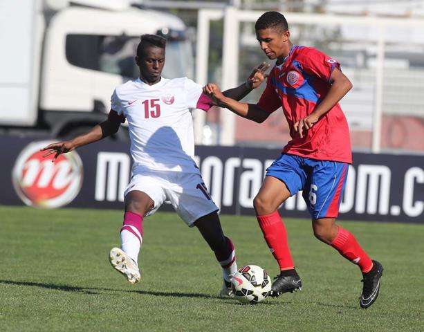 من مباراة قطر وكوستاريكا