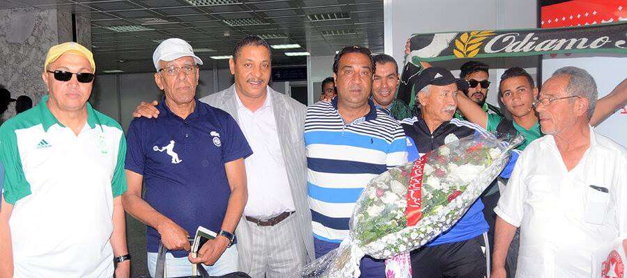 صورة من تونس لبعثة الرجاء مع النجم