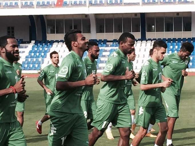 جانب من تمارين المنتخب العماني