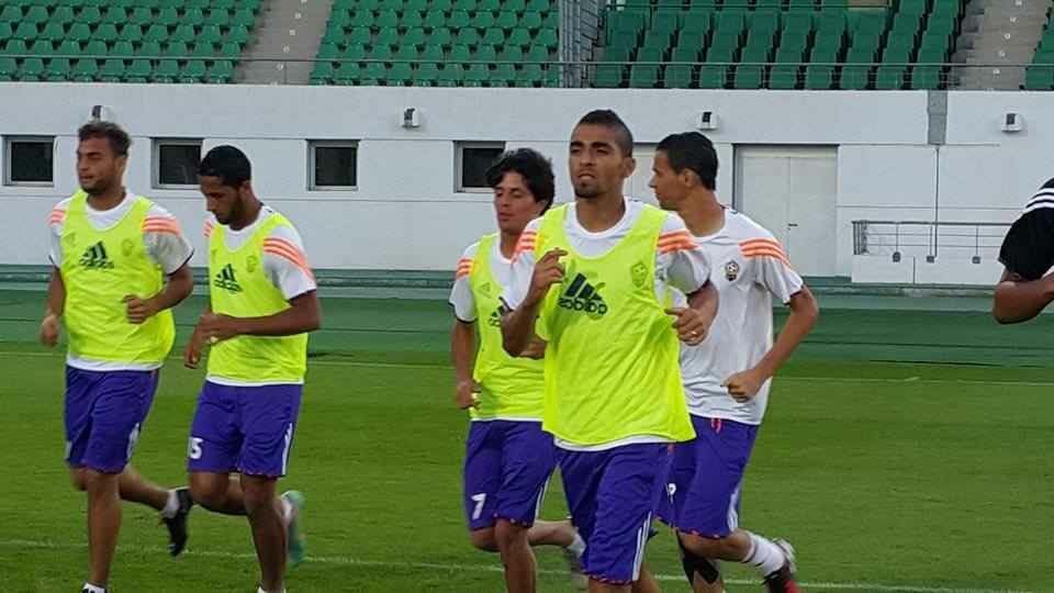 جانب من تدريبات المنتخب الليبي
