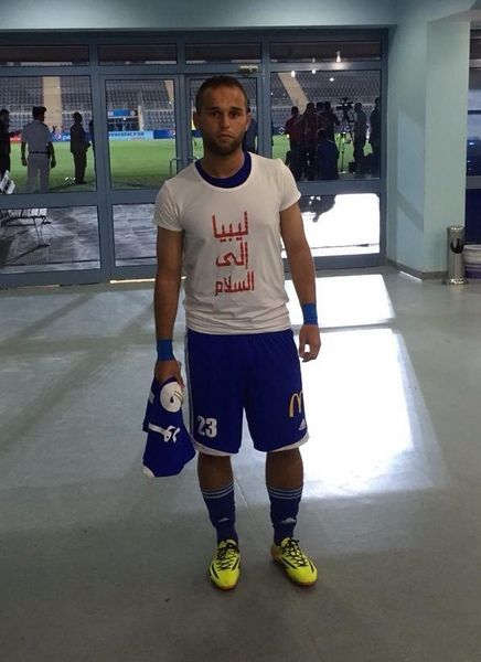 الليبي أكرم الزوي مهاجم ألعاب دمنهور