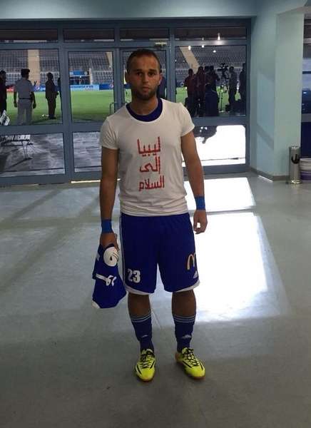 الليبي أكرم الزوي مهاجم ألعاب دمنهور