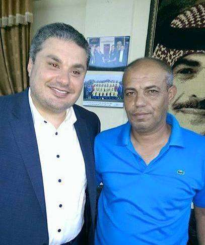 وائل شقيرات (يسار) واسامة قاسم (يمين)