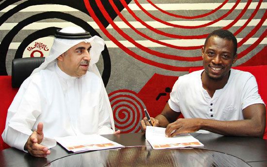  توقيع اللاعب