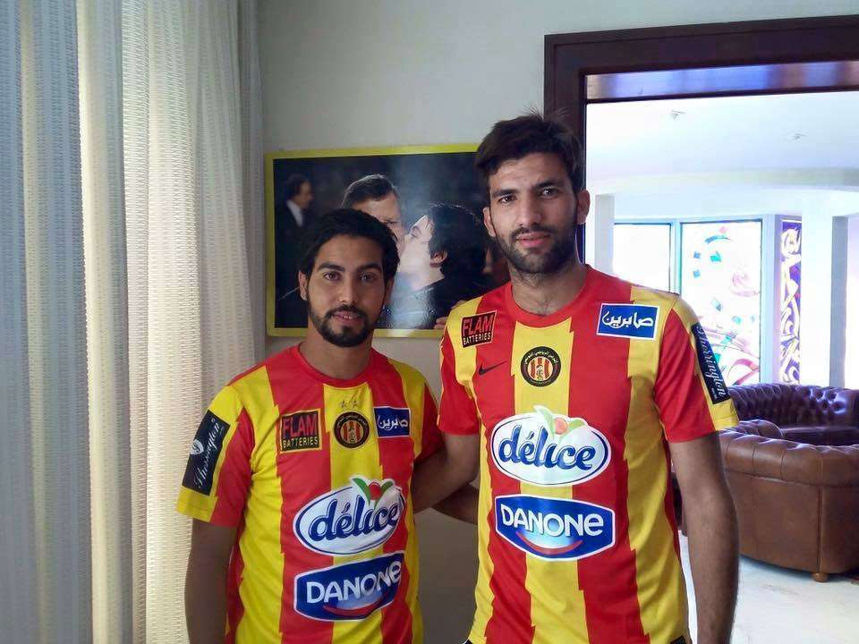 علي المشاني وآدم الرجايبي بزي الترجي الرياضي 