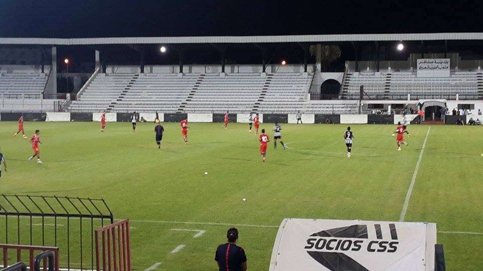من مباراة اليوم بين المنتخب الأولمبي التونسي والنادي الصفاقسي 