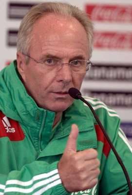  السويدي زفن جوران إريكسون 