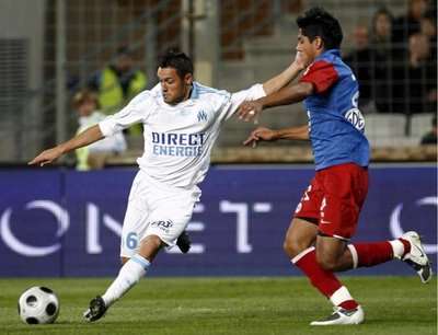 جانب من لقاء مرسيليا وكان