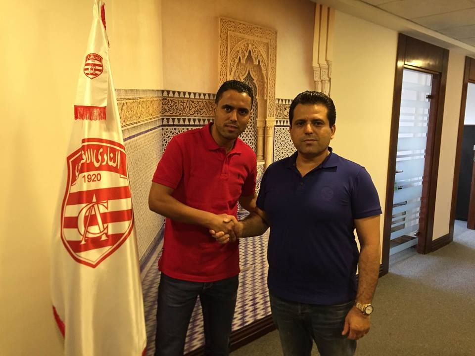 رئيس الافريقي  سليم الرياحي صحبة وسام يحي