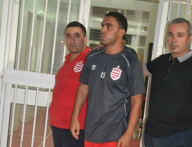 وسام يحي في اول حصة تدريبة مع الافريقي بعد امضاء العقد