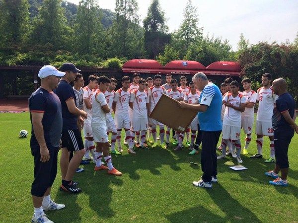 من تدريبات ناشئ سوريا في كوريا