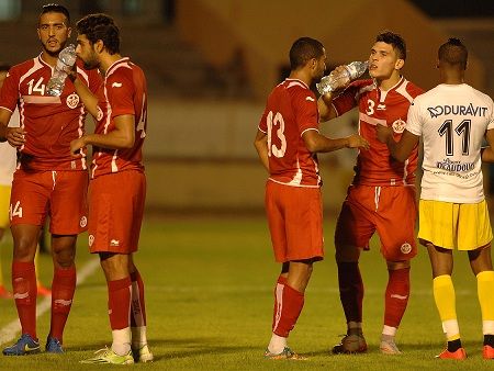 المنتخب الاولمبي التونسي خلال المعسكر الاخير