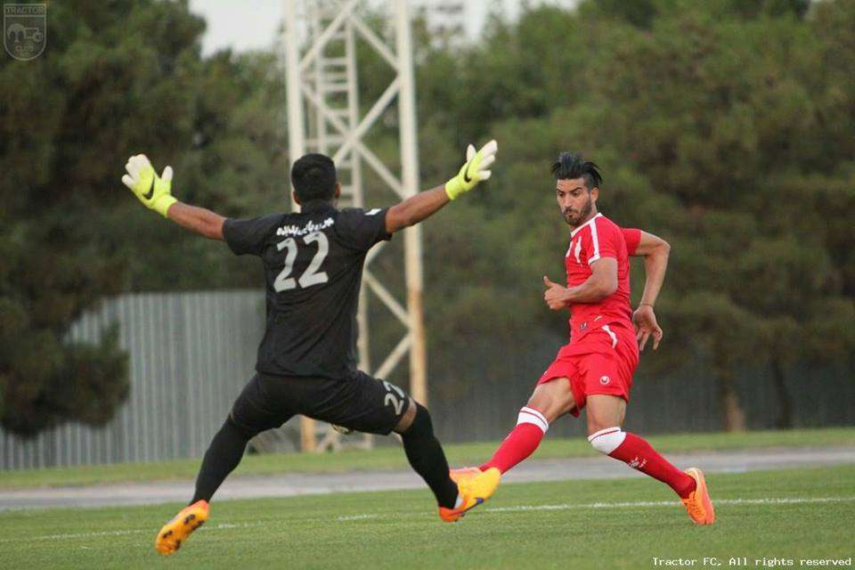 حمزة يونس بزي فريقه الجديد تراختور يمضي هدفا في مباراة ودية