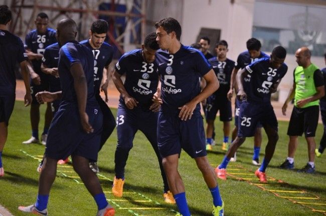ادواردو في تدريبات الهلال
