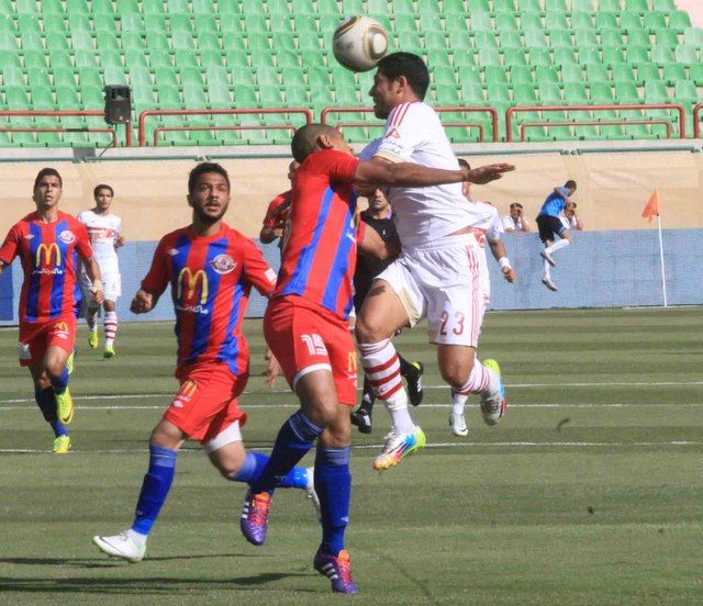 جانب من لقاء سابق بين بتروجيت والزمالك (ارشيفية)