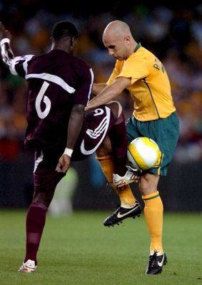 من لقاء استراليا وقطر في المرحلة التمهيدية 