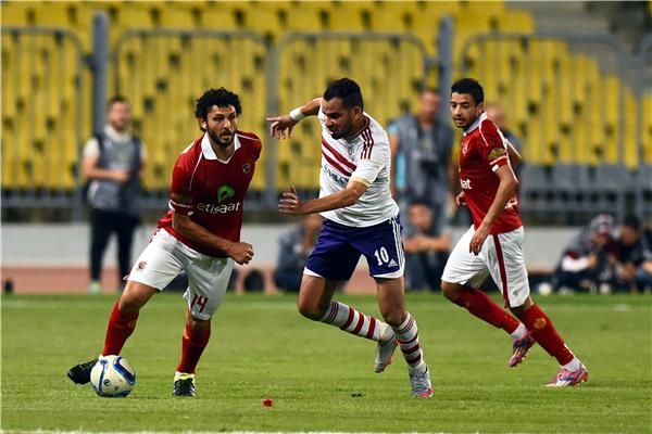 جانب من لقاء القمة بين الأهلي والزمالك