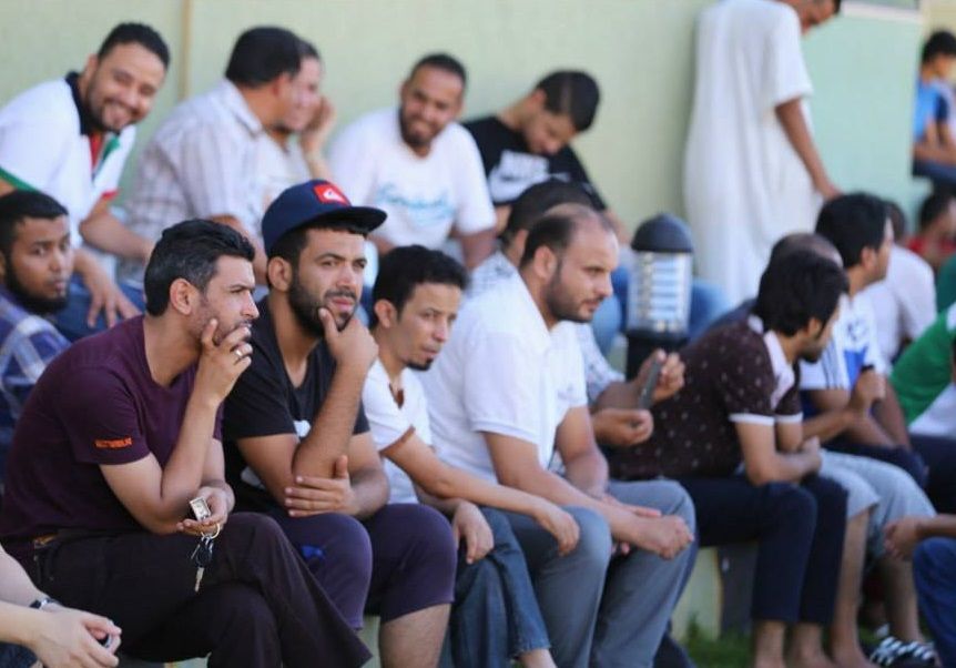 جانب من حضور أعضاء الجمعية العمومية لنادي أهلي طرابلس 