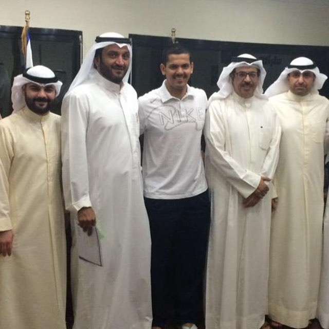 العازمي يتوسط ادارة الجهراء.